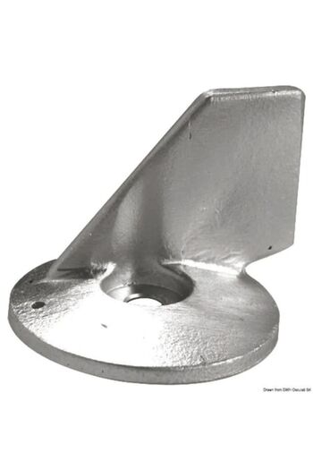 OSCULATI Magnesium Wing Anode, 40-70 HP, Four Stroke Engines, Aluminum, Zinc