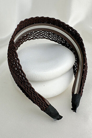 Modex Knitted Mesh Lightweight Hair Band Shaped Design Crown