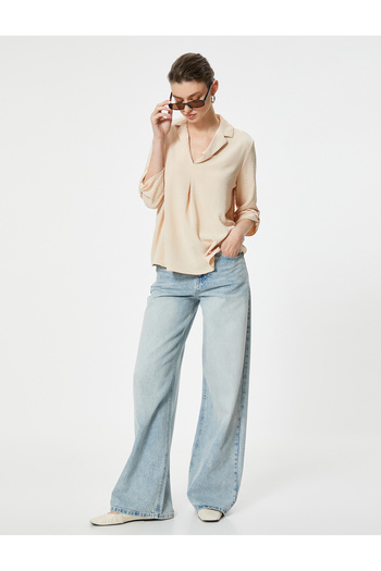 Koton V-Neck Blouse