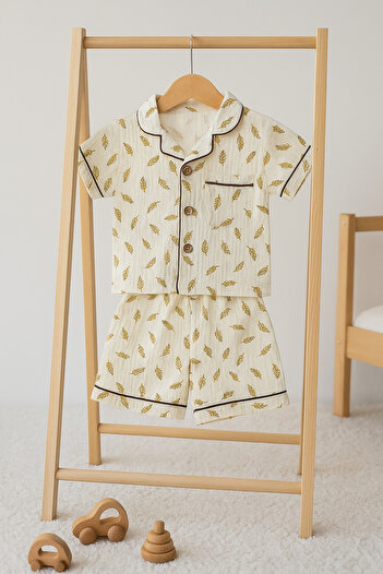 greenmoss 100% Muslin Pajama Set