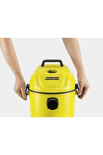 Karcher WD 1 Canister Vacuum Cleaner, Yellow