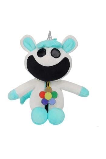 OEM Promotional Package: Plush Toy, The Smiling Critters, White, 32 cm + Stress Ball with Slime - Squeez
