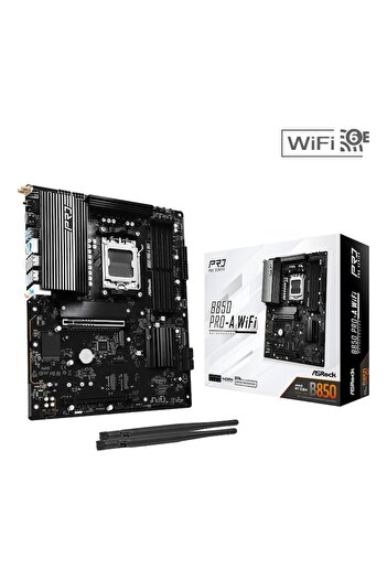 ASROCK B850 PRO-A WIFI, AM5, 4xDDR5, 256GB, ATX