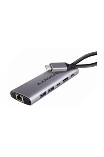 Axagon Hub USB-C, HMC-6G2L, 2x USB-A, 1x USB-C, 4K/60Hz HDMI, RJ-45, USB 3.2 Gen 2, PD 100W, 15cm