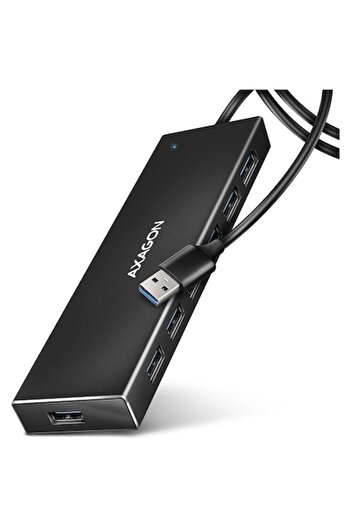 Axagon Hub USB HUE-F7A, cablu USB-A