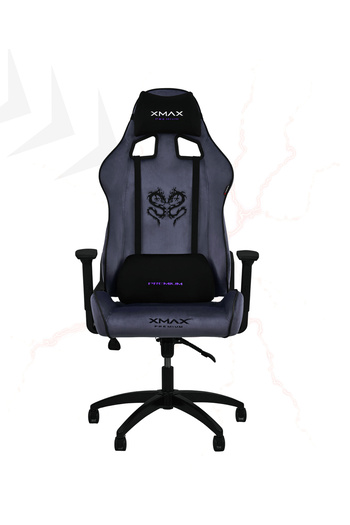 XMAX / Rio Plus Balerion Terletmez Kadife Kumaş Antrasit Gaming Oyuncu Koltuğu / 120 Kg Taşır