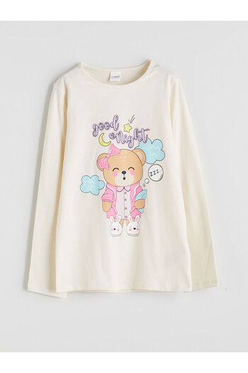 LC Waikiki Crew Neck Girl's Pajama Set