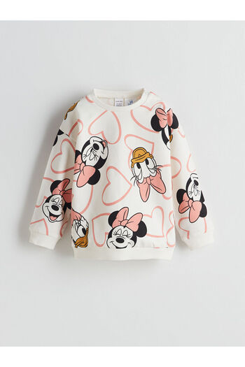 LC Waikiki Printed Baby Girl Sweatshirt and Sweatpants Set of 2