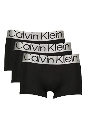 Calvin Klein , Low Waist Boxer Set - 3 Pairs, Black, Light Gray, M