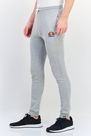 Ellesse Men Sportswear Fit Outdoor Sweatpants, Light Grey