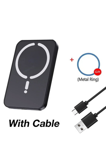 choice2 Black With Cable Magnetic Wireless Charger Car Phone Holder Air Vent Mount for iPhone15 14 13 12 Pro