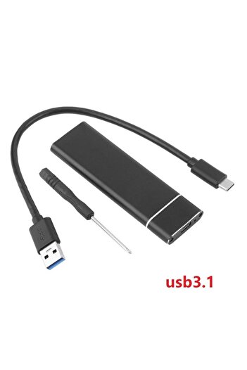 Choice علبة محرك الأقراص الصلبة الخارجية NVME USB3.1 من سبائك الألومنيوم M.2 HDD علبة محرك الأقراص الصلبة B-KEY علبة محرك الأقراص الصلبة الخارجية USB C