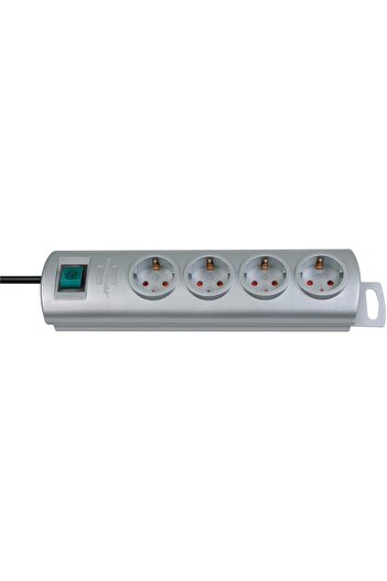 Brennenstuhl Primera-Line extension cord 4 sockets 1.5m, H05VV-F 3G1,5, Silver