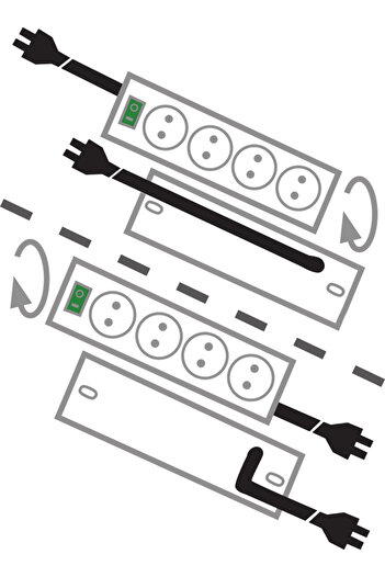 Brennenstuhl Primera-Line extension cord 4 sockets 1.5m, H05VV-F 3G1,5, Silver