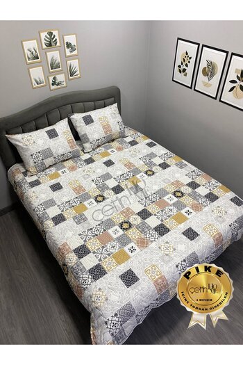 Çetinhome Double Quilted Pique Set 4 Seasons Anatolian