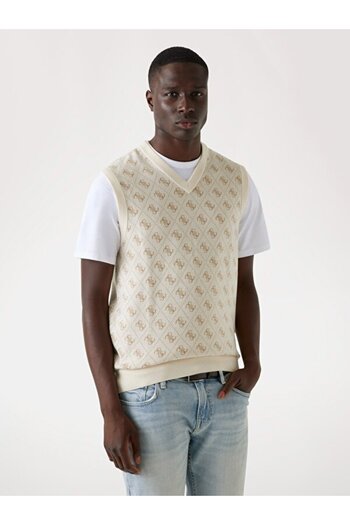 Guess Horace Men's Wool Blend Knitwear Vest