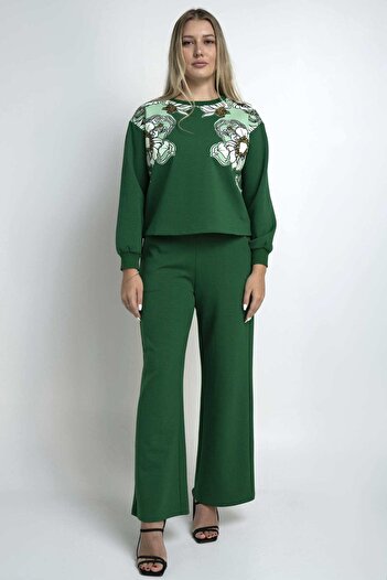 Nichii Women's Wide-Leg Solid Long Trousers