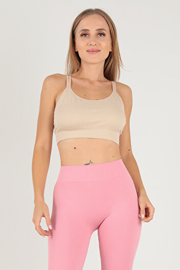 Doremi Cross Back Strap Padless Sports Bra