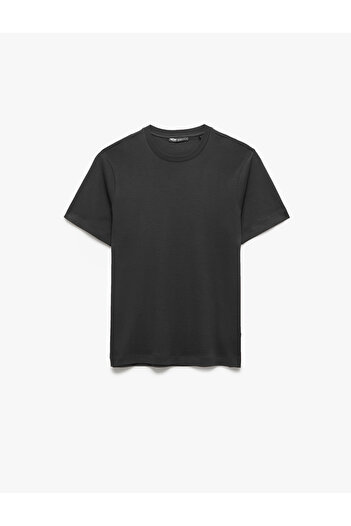 Koton Regular Fit Crew Neck Cotton Tok Fabric Short Sleeve Basic T-Shirt