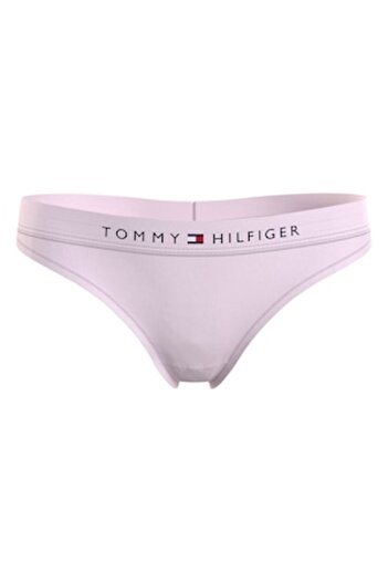 Tommy Hilfiger , Tanga panties with logo waistband, Pastel Pink, XL