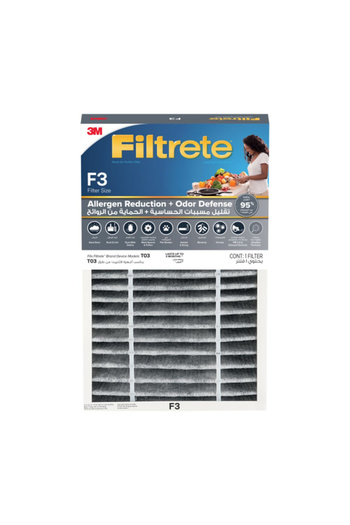 3M Filtrate F3 Allergen Reduction Odor Replacement Filter