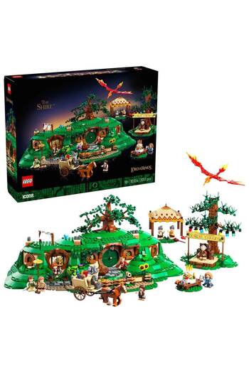 LEGO أيقونات سيد الخواتم: Shire 10354 - منزل الهوبيت القابل للجمع للبالغين S