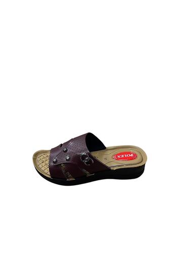 BY ARİS Women's Wedge Heeled Slippers