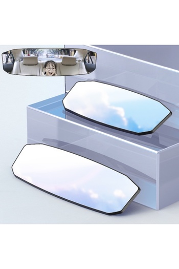 Choice large Wide Angle Convex Rearview Mirror Anti-Glare HD Glass Large Vision Car Interior Monitor for Ba