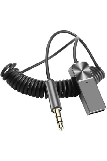 MATECHNO Usb Aux Wireless Bluetooth Araç Kiti Bluetooth 5.1 Stereo Ses Alıcısı Aux 3.5 mm Bluetooth Adaptör