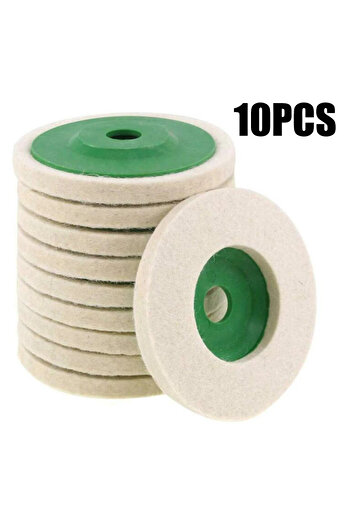 Choice 10 Pcs white 10 pcs Wool Polishing Wheel Buffing Pads Angle Grinder Wheel Felt Polishing Pad Disc An