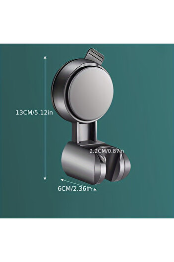 Choice grey 1Pc Universal Shower Head Holder Adjustable Strong Adhesive ABS Shower Brackets Suction Cup Wal