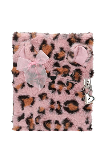 Top Model Daily Pink Plush Cat with Lock