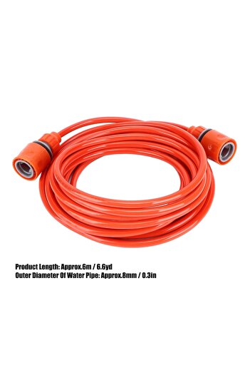 Choice As picture 6m Garden Hose High Pressure Soft Flexible Explosion Proof Antifreeze Wear Resistant Plas
