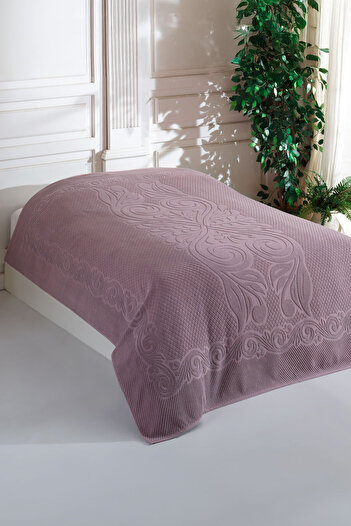 DNZGÜLCAN Softy Double 200X220 cm Summer Towel Pique 100% Cotton |   Comfortable, Stylish and Breathable Bedspread