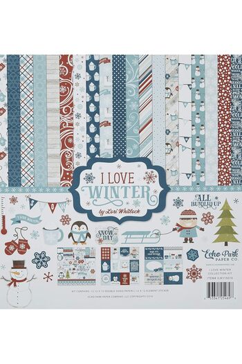 Generic Echo Park Paper Company Love Winter Collection Kit 12-x-12-Inch