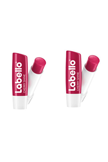 LABELLO Labello Cherry Shine Lip Balm 1+1 - 4.8g