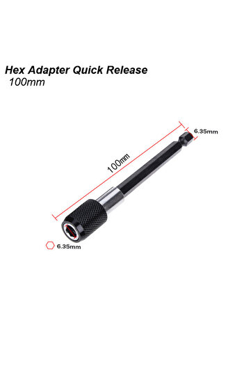 Choice Bit Holder 100mm Magnetic Screwdriver Hex Adapter Quick Release Drill Bit Change Extension Set Batch