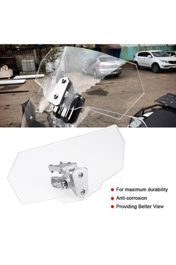 Choice Motorcycle Universal Adjustable Windscreen Wind Deflector Windshield Motorcycle Universal Windshi...