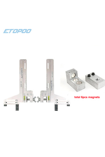 Choice 1set elevator rail gauge guide ruler elevator guide ruler Guideway positioning ruler School boar...