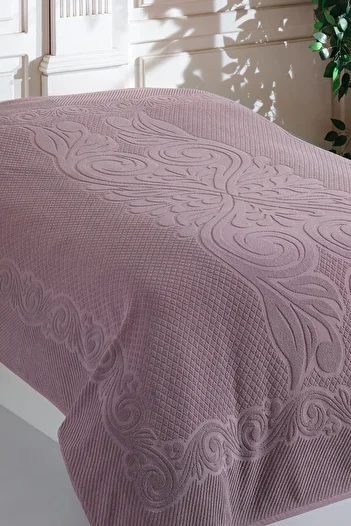 DNZGÜLCAN Softy Double 200X220 cm Summer Towel Pique 100% Cotton |   Comfortable, Stylish and Breathable Bedspread