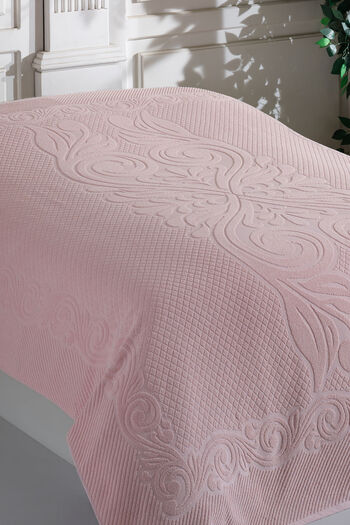 DNZGÜLCAN Softy Double 200X220 cm Summer Towel Pique 100% Cotton |   Comfortable, Stylish and Breathable Bedspread