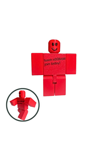 Lulu's Prints Coolkidd articulated figurine, C00lkidd Forsaken Roblox, plastic, 3D printed, 92x20x72 mm