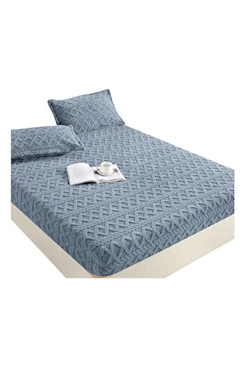 OEM Cocolino bed cover and 2 MS STAR pillowcases, Knit, 2 people, fitted sheet 180x200cm,