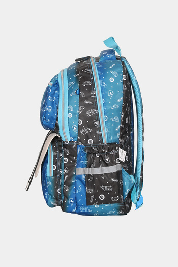 Relaxion Set of 3 Primary School Backpacks with Orthopedic Back Support and Pen and Nutrition Bag