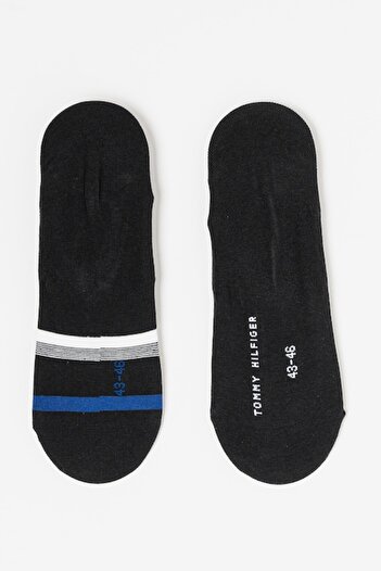 Tommy Hilfiger - Set of ankle socks - 2 pairs, White, Black, Navy Blue, Size 39-42
