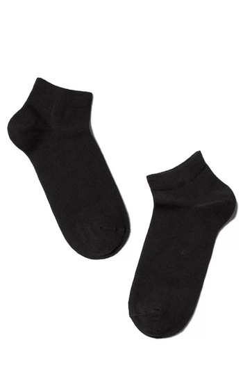 OEM Short Cotton Socks for Men, Esli 000 - Black, Size 44-45