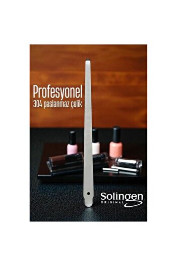 MAU CAT Nail File Pointed Tip Professional 304 Steel Nail File Solingen Professional