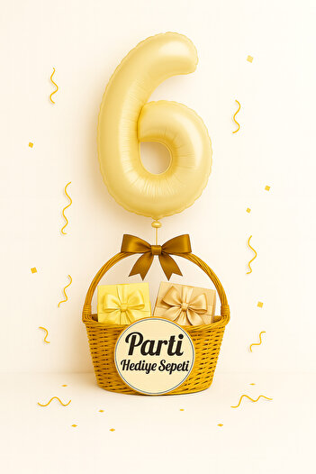 parti hediye sepeti Number Cream Foil Balloon 34 Inch 76-82 cm