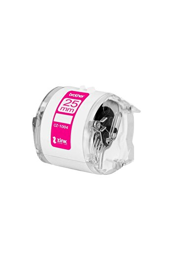 Brother CZ-1004 Label Roll, 25mm x 5m, ZINK Zero Ink Technology