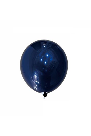 SDX Market Set de 100 de baloane din latex, albastru închis, retro, 30 cm